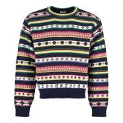 Ribstrikket uld sweater