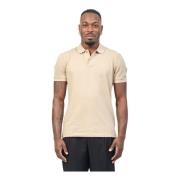 Beige Bomuld Polo Shirt Pallas