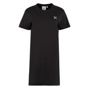 Bomuld Asymmetrisk Hem T-shirt Kjole