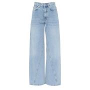 Vintage Wide Leg Denim Jeans