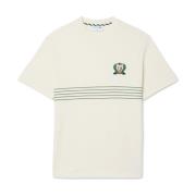 Broderet Badge Off White T-shirt