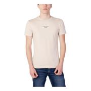 Herre Beige T-shirt