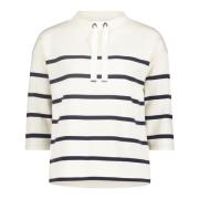 Moderne Stribet Sweatshirt