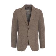 Brun Fleece Blazer AW24 Stilfuld