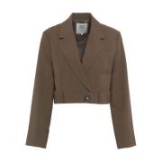 Brun Cropped Blazer AW24 Chic Style