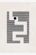 Plakat Minimalist Maze