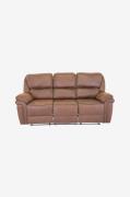 Venture Home - 3-pers. sofa Signe - Brun - 3-pers. sofaer - - Homeroom