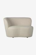 WOOOD - Sofa Stone, lille venstre - Beige - 2-pers. sofaer - - Homeroo...