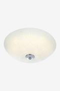 FLEUR Plafond LED Hvid/krom, 35 cm