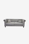 Venture Home - Sofa, Valleta 3-pers. - Grå - 3-pers. sofaer - - Homero...