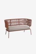 Kave Home - Sofa Nandin, 2-pers. - Rød - Loungesofaer - - Homeroom