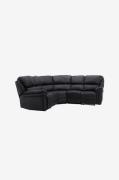 Venture Home - Recliner Sofa Saranda - Sort - 4-pers. sofaer - - Homer...