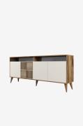 Hanah Home - Aflastningsbord Milan 180 cm - Beige - Skænke & sideboard...