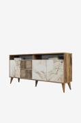 Hanah Home - Aflastningsbord Milana 160 cm - Brun - Skænke & sideboard...