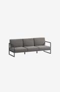 Kave Home - Sofa Comova, 3-pers. - Sort - Loungesofaer - - Homeroom