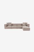 Homitis - Hjørnesofa Snezzy - Beige - Sofaer med chaiselong - - Homero...