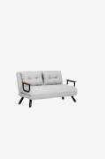 Hanah Home - 2-sæders sofa-seng-Cameron - Grå - 2-pers. sofaer - - Hom...