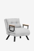 Hanah Home - 1-sædet sofa-seng-Alfi - Grå - Sovesofaer - - Homeroom