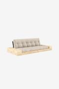 Karup Design - Base Sovesofa m. 2 sidebokse Tre-personers - Beige - So...