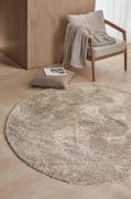 &Home - Ryatæppe Lugo Round - Beige - Luv- & ryatæpper - - Homeroom