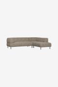 WOOOD - Hjørnesofa højre Lloyd - Brun - Sofaer med chaiselong - - Home...