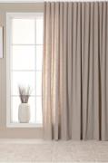 Hasta - Gardin Lina 268x280 cm - Beige - Gardinfag med rynkebånd - - H...