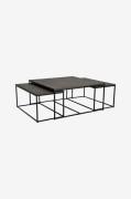 Nordic Furniture Group - Sofabord sæt Andora, 2+1 - Brun - Sofaborde -...