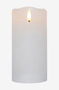 Star Trading - Bloklys Flamme Rustic LED 15 cm - Hvid - Lys - - Homero...