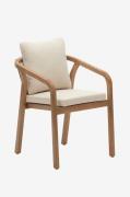 Kave Home - Spisebordsstol Malaret, 2-pak - Beige - Spisestole - - Hom...