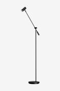 Belid - Gulvlampe Cato højde 100-143cm cm dæmpbar - Sort - Gulvlamper ...