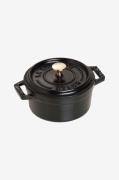 Staub - Gryde La Cocotte rund 10 cm, 0,25 L - Sort - Gryder & kasserol...