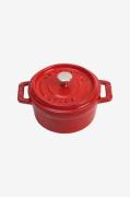 Staub - Gryde La Cocotte rund 10 cm, 0,25 L - Rød - Gryder & kasseroll...