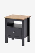 Wood Furniture - Sengebord til ende/side - Sort - Sengeborde - - Homer...