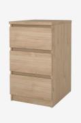 Tvilum - Naia Kommode 3 skuffer - Pakke - Brun - Kommoder - - Homeroom