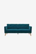 CosmoLiving by Cosmopolitan - Sofa 3-personers sofa Gloria - Blå - 3-p...