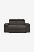Loft24 - 2-personers sofa med manuel afslapningsfunktion Pareli - Brun...