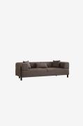 Hanah Home - Sofa med 3 sæder Gio - Brun - 3-pers. sofaer - - Homeroom
