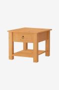 Loft24 - Sofabord med 1 skuffe i fyrretræ natur Ines - Brun - Sofabord...