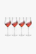 Zelected by Houze - Glas Grace Rosé klar 4-p - Transparent - Vinglas -...