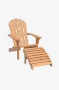 Hillerstorp - Dækstol Tennessee Teak Nature - Beige - Solstole & solse...