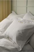 Staycation - Pudebetræk Careful Monogram i bomuldspercale - Hvid - Hov...