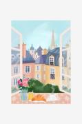 Pelcasa - Plakat Paris - Rosa - Posters - - Homeroom