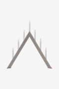 Star Trading - Lysestage Arrow e 64,5 cm - Beige - Adventslysestager -...