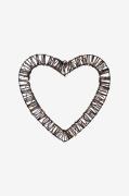 Star Trading - Outdoordecoration Vicke Heart - Brun - Julepynt - - Hom...