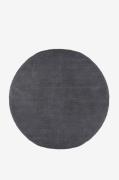 Venture Home - Tæppe Uno, rund - Grå - Luv- & ryatæpper - - Homeroom