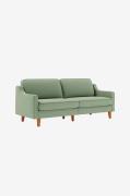 Hanah Home - Sofa med 3 sæder Robin - Grøn - 3-pers. sofaer - - Homero...