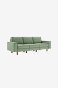 Hanah Home - Sofa med 3 sæder Spar - Grøn - 3-pers. sofaer - - Homeroo...