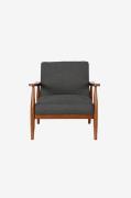 Dorel Home - Lænestol Mid Century - Grå - Lænestole - - Homeroom