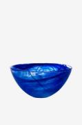 Kosta Boda - Skål Contrast 35Cm - Blå - Skåle - - Homeroom