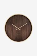 NeXtime - Vægur Oslo Large 50cm - Brun - Vægure og bordure - - Homeroo...
